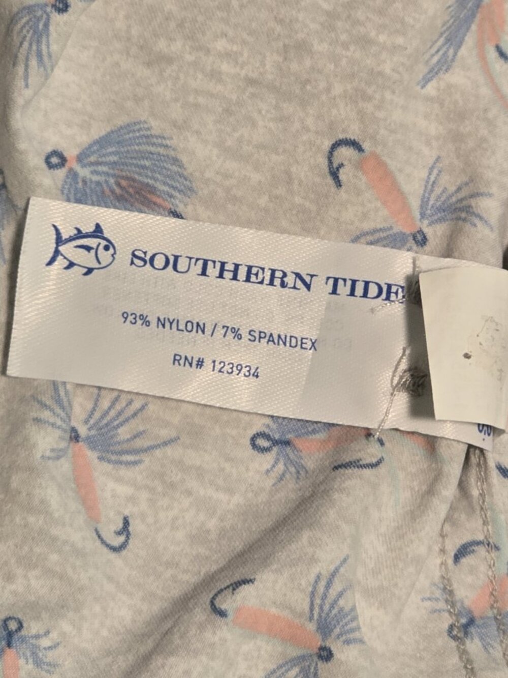 NWTs Southern Tide Fishing Fly Print SS Sport Shirt - Picture 4 of 5